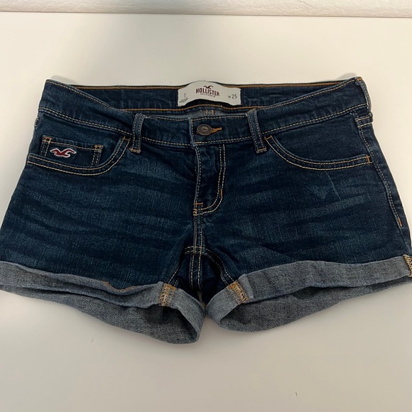 Hollister Pants - Hollister Blue denim shorts size 1/25